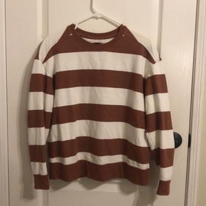 Striped crew neck
